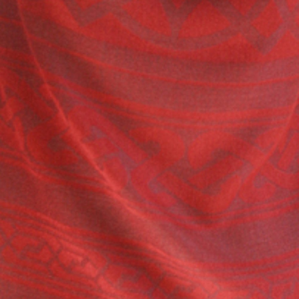 Twisted Rib Patterns Shawl. Made in Peru - Picture 4 of 4